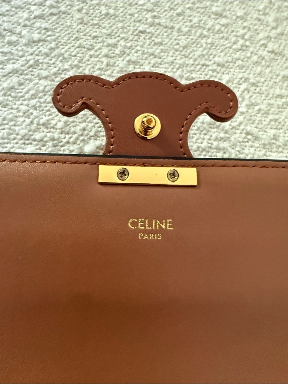 Celine Triomphe Chain Flap Bag - Picture 5 of 8